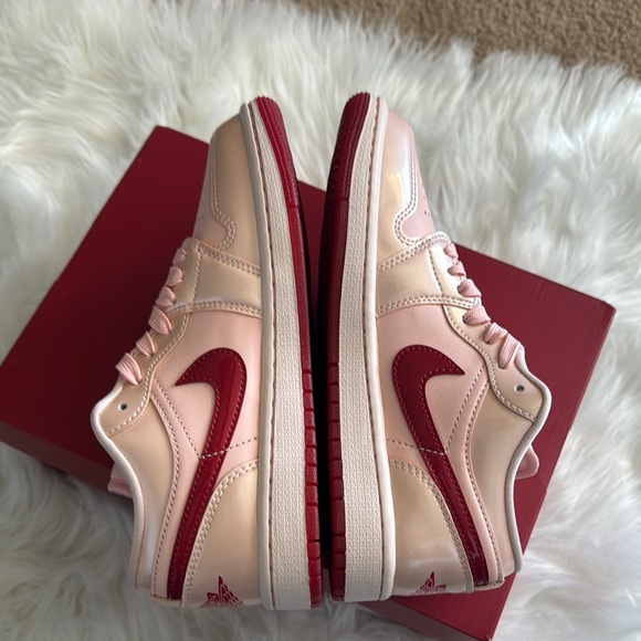 Jordan Women's Pink Sneakers - Air Jordan 1 Low SE - Picture 6 of 14
